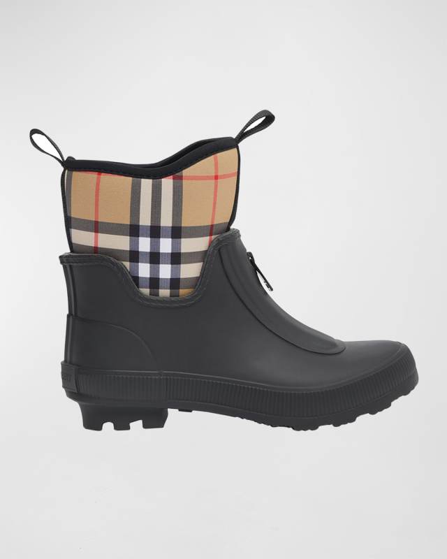 Kid's Flinton Check-Upper Rainboots, Toddler/Kids